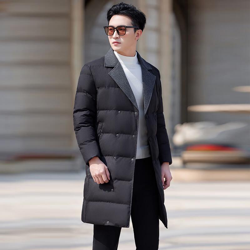 Teluoman Men's Business Casual Winter Padded Jacket