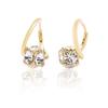 Light Luxury Niche Design, High-end Earrings, Small and Exquisite, Rotatable Zircon Ear Buckle, Women's Versatile Earrings