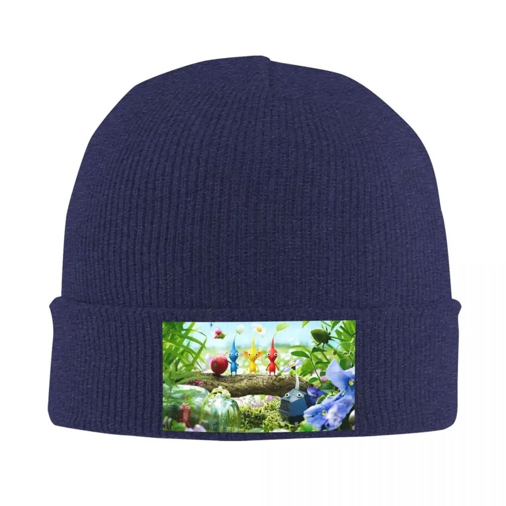 Pikmin 4 Warm Knitted Cap Fashion Bonnet Hat Autumn Winter Outdoor Beanies Hats for Unisex Women Adult