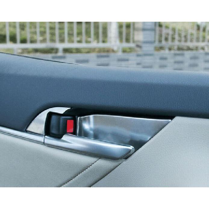 For Toyota Camry Silver 2018- Inner Door Bowl Cup Triangle Cover Titanium
