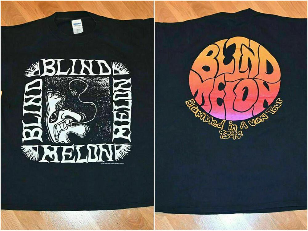ФУТБОЛКА BLIND MELON КОНЦЕРТ 1993-94 ТУР РОК ГРАНЖ ГРУППА ФУТБОЛКА Унисекс Футболка XXXL