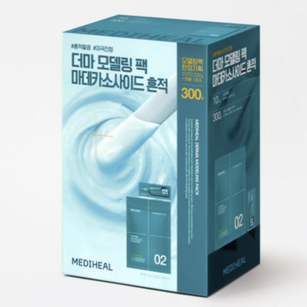 Mediheal Derma Modeling Pack Madecassoside Trace Repair – Large Capacity Set (Ampoule 10EA + Powder 300g)