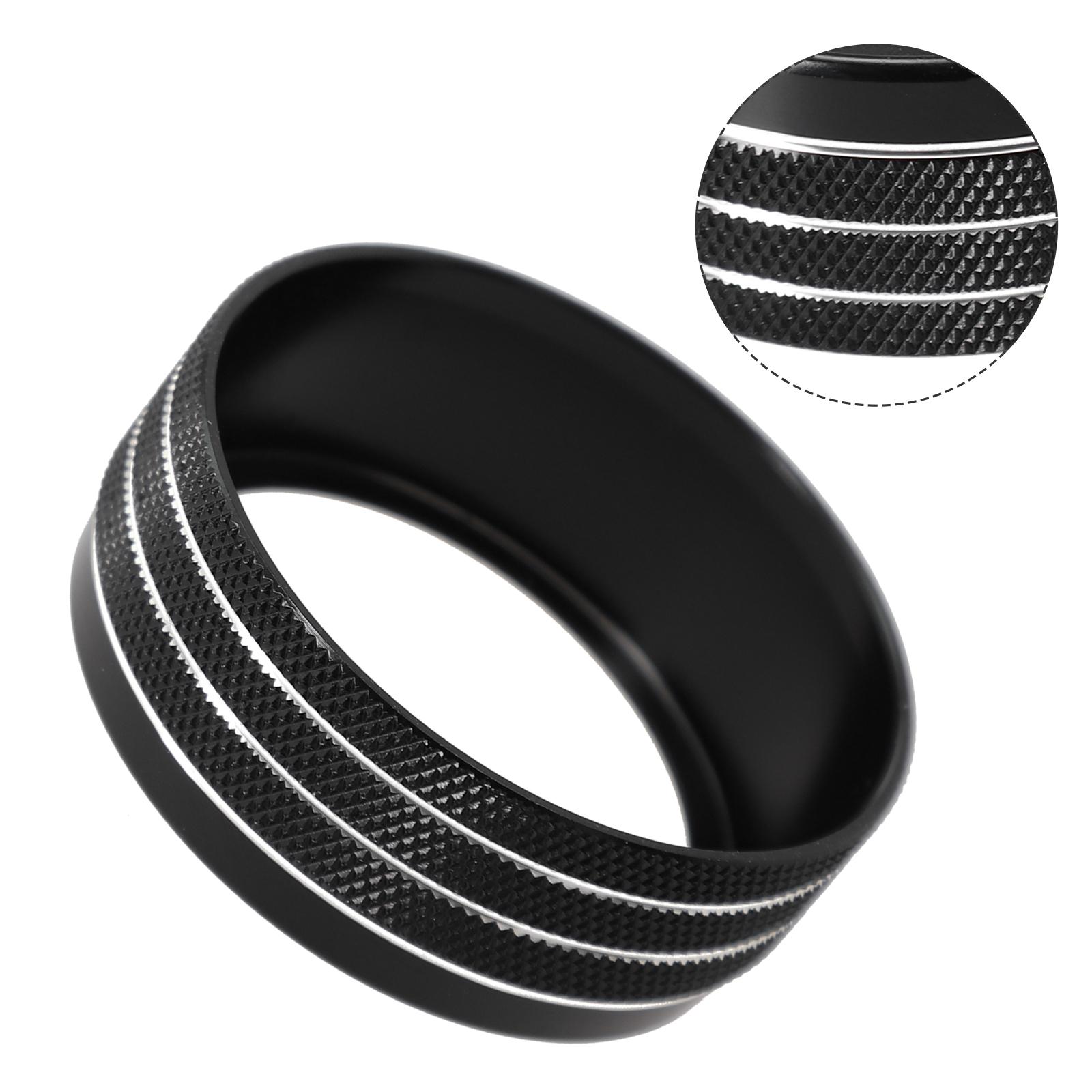 

Get a Sleek and Modern Look with Black Gear Shift Switch Button Knob Cover Ring for Dodge for RAM 1500 2018 2020