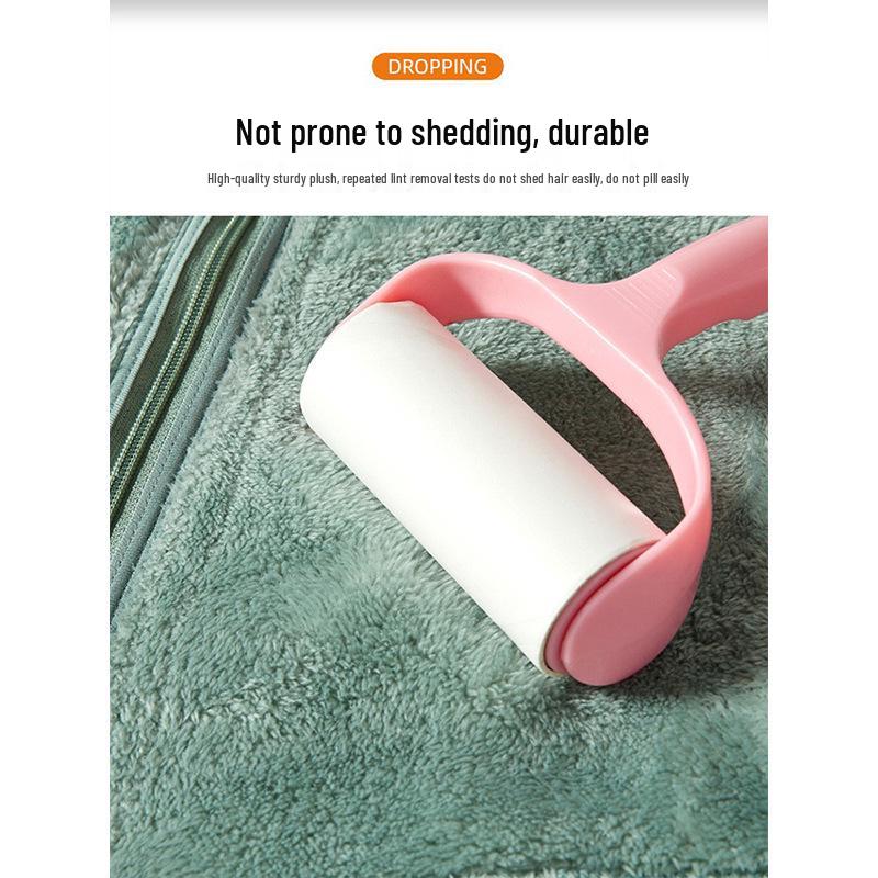 Dámská oboustranná bunda z velbloudí vlny Huagang - Podzimní/zimní silný kardigan z korálového fleecu