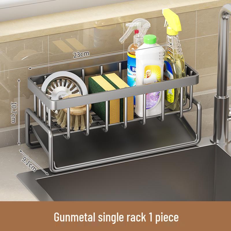 

Минималистичная настенная подставка для губок из углеродистой стали для кухни и аквариума.