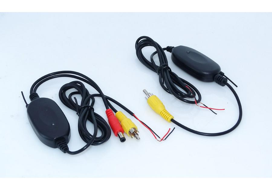 European License Plate Frame with 4 Infrared Cameras & Wireless Backup Car Rear View Transceiver