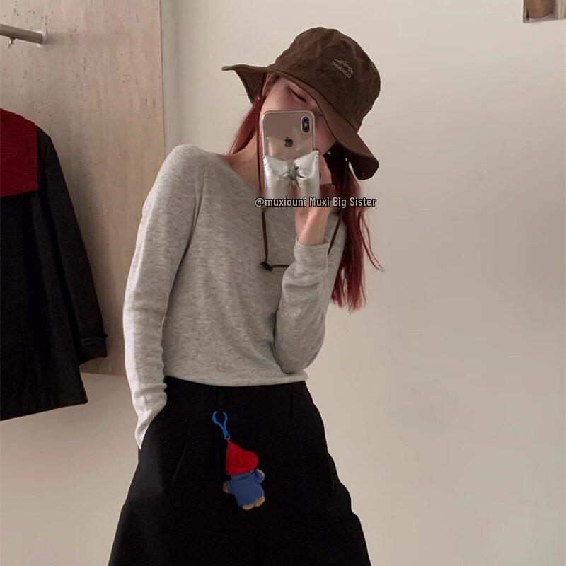 Korean-Style Ribbed Halter Knit Vest for Women - Petite Autumn Layering Top