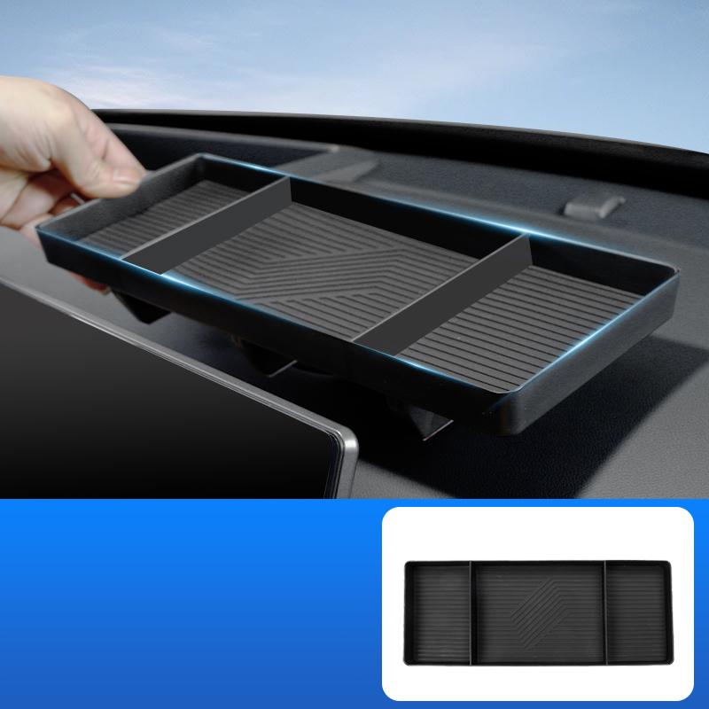 For Geely Galaxy Starship 7 EM-i 2024 2025 Car Armrest Box Storage Box Center Console Lower Layered Storage Box Auto Accessories