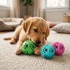 Washable Treat Dispensing Ball TPR Rubber Dog Molar Toy Safe Dog Chew Ball  Interactive Play