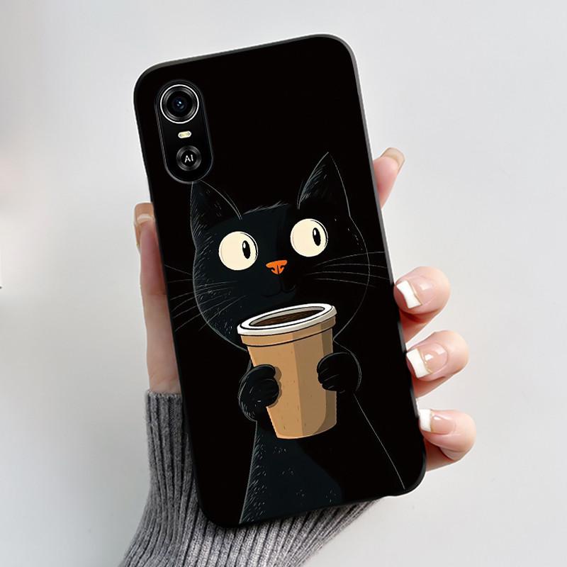 For ZTE Blade A31 Plus / BladeA31 Case Matte Black Aesthetic Luxury Cute Cool Boys Girls Pattern Casing Soft Silicone Back Cover