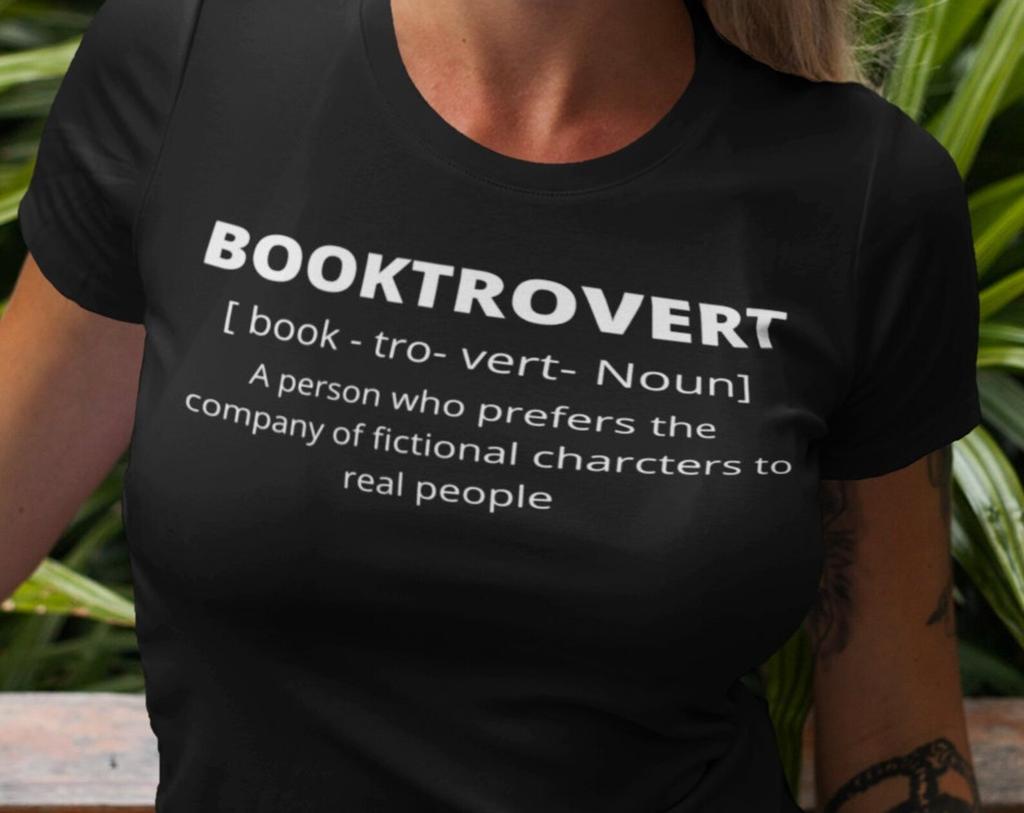 BookTrovert New Dictionary Definition T Shirt, Bookish, Book Shirt, Book Lover T Shirt, Library T Shirt, Reader Shirt, Book Worm Shirt