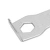   Tooth Disc Wrench, Rust Proof High Hardness Stainless Steel Chainring Nut Wrench with Hex Key, for Mountain Road Bikes