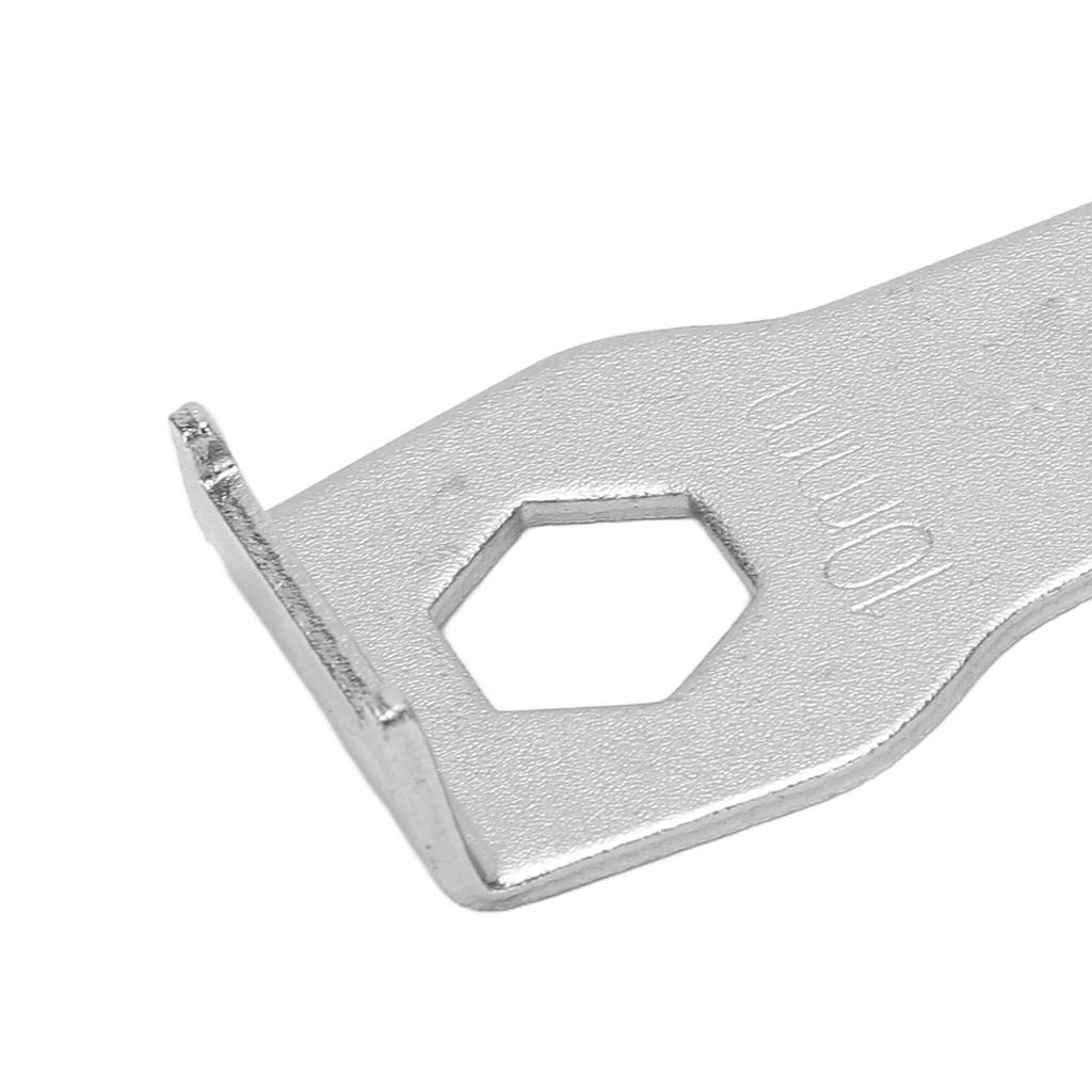   Tooth Disc Wrench, Rust Proof High Hardness Stainless Steel Chainring Nut Wrench with Hex Key, for Mountain Road Bikes