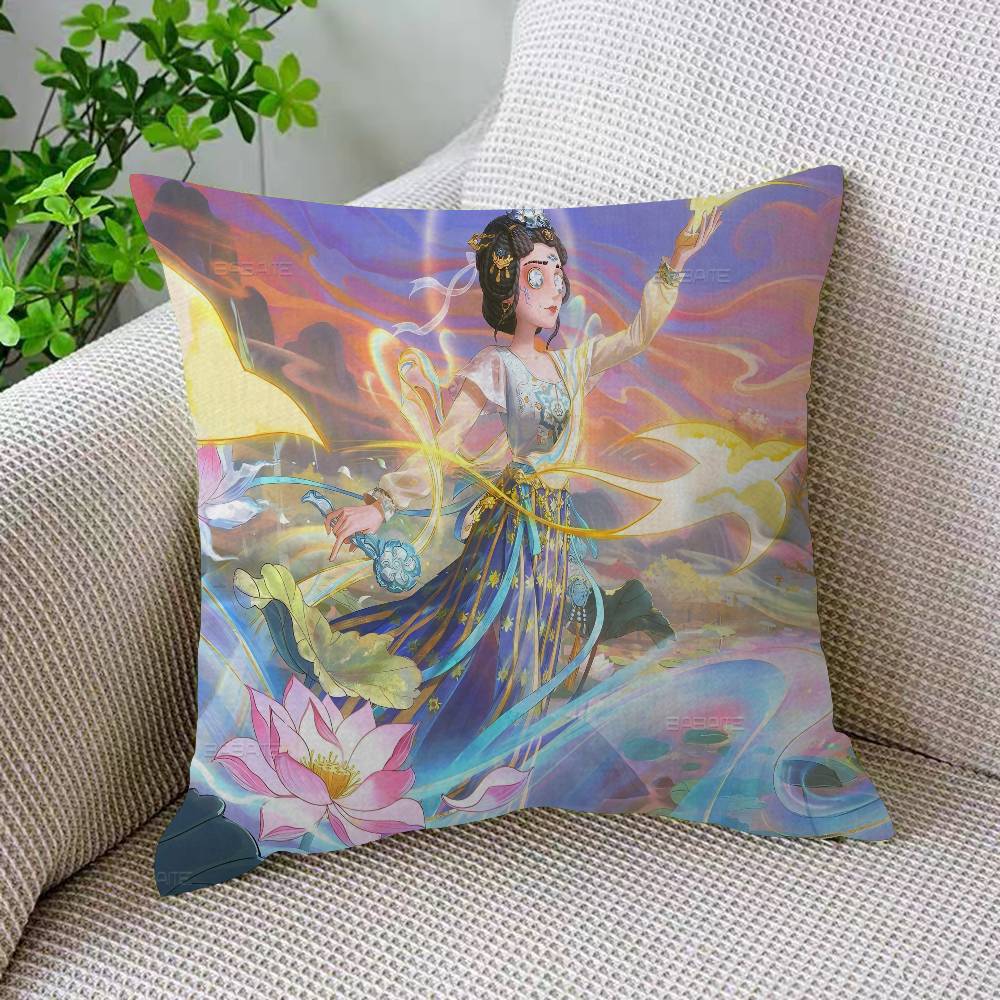 Identity V Chinese Game Pillow Gift Home Office Decoration Bedroom Sofa Car Cushion Cover Case 45x45