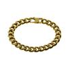 316l Stainless Steel New Chinese Style Polished Cuban Link Bracelet for Men Women Geometric Texture  Jewelry
