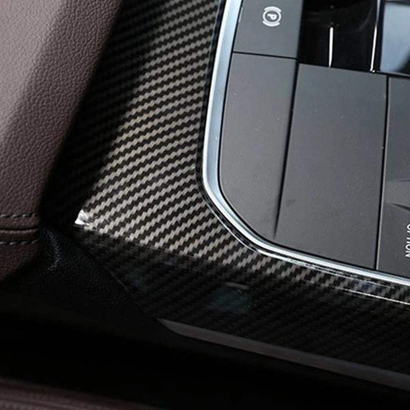 For BMW 3 Series G20 G28 - Carbon Fiber Center Console Gear Shift Panel Cover Trim Sticker Interior
