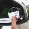 2pcs Suction Cup Type Blind Spots Mirrors 2inch Round Glass Convex Mirror Side Rear View Mirror for Car SUV Automotive