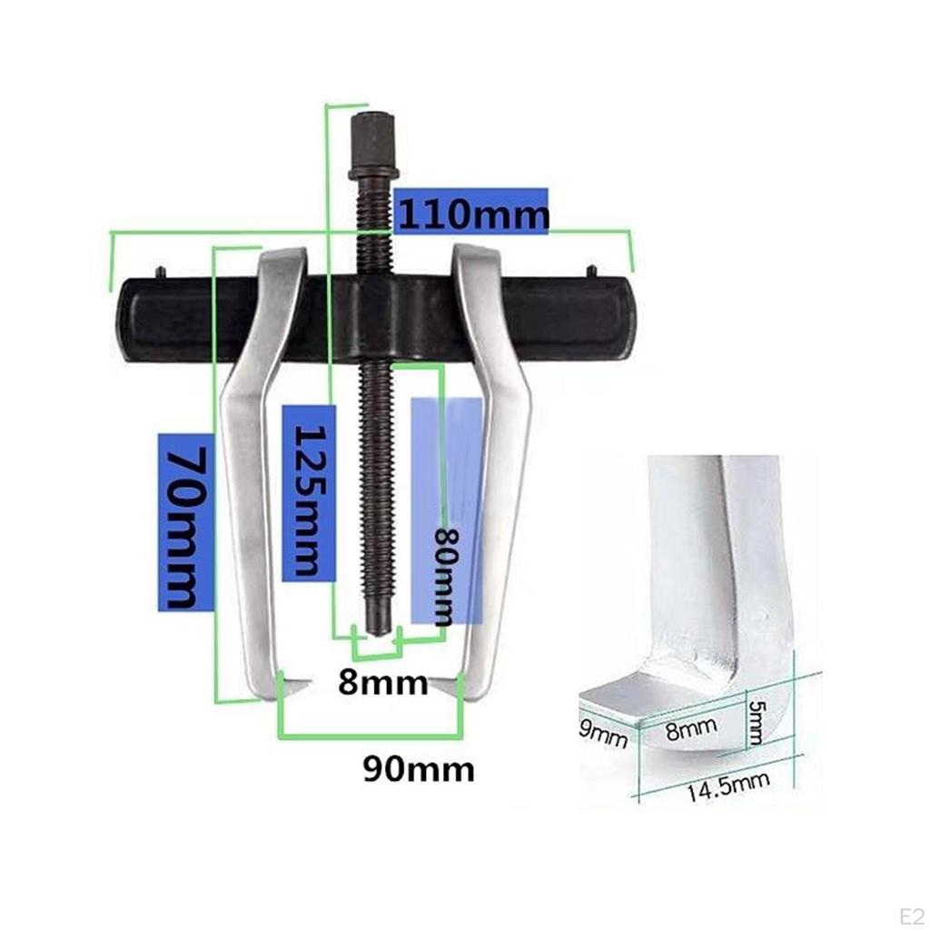 2 Jaw Gear Puller Separate Lifting Device Bearing Remover Automobile Repairing Accessory T