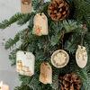 30sheets Hot Stamping Sticker Package Christmas Series Hand Account Collage For Office Cup Stationery Stickers Diary Decoration