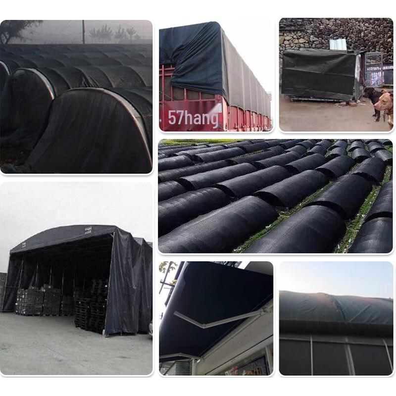 Hechi Outdoor Black Heavy-Duty Waterproof Insulated Tarpaulin