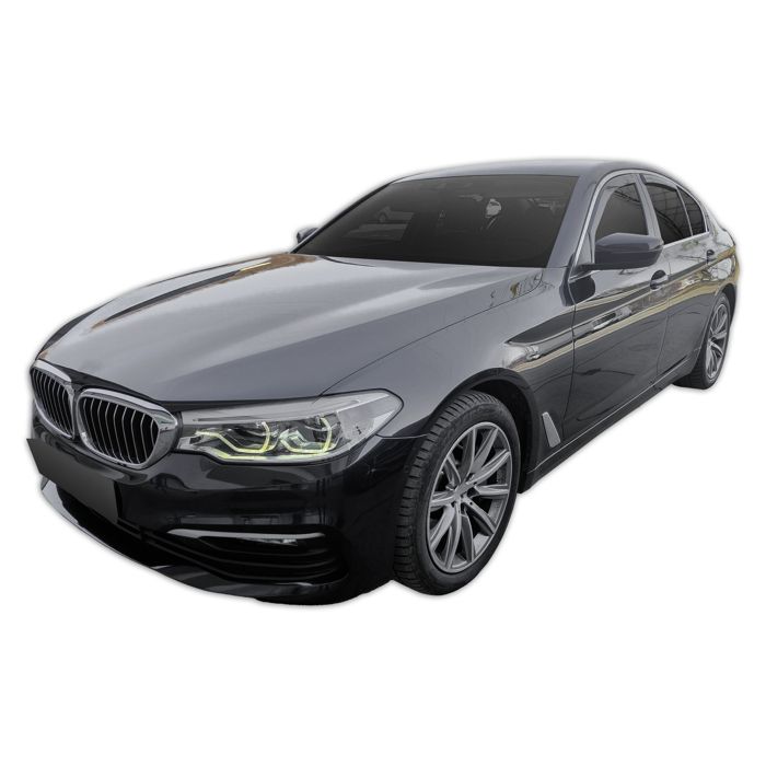 Déflecteurs d'air - BMW Série 5 G30 (4D) 2017-2023 - 4 pièces - Teinté noir - Acrylique anti-UV