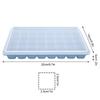With Lids Silicone Ice Cube Tray Square Shape Candy  Mold Multi-Use Ice Cube Mold  Home