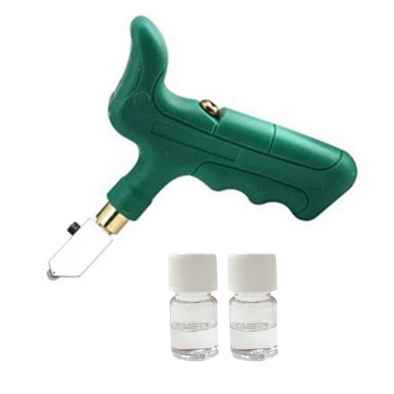 

Multifunctional Tile Cutte Tool Glass Opener with 2 In1 Handheld Tile Opener for Mirror Window Ceramic Glazed Tile