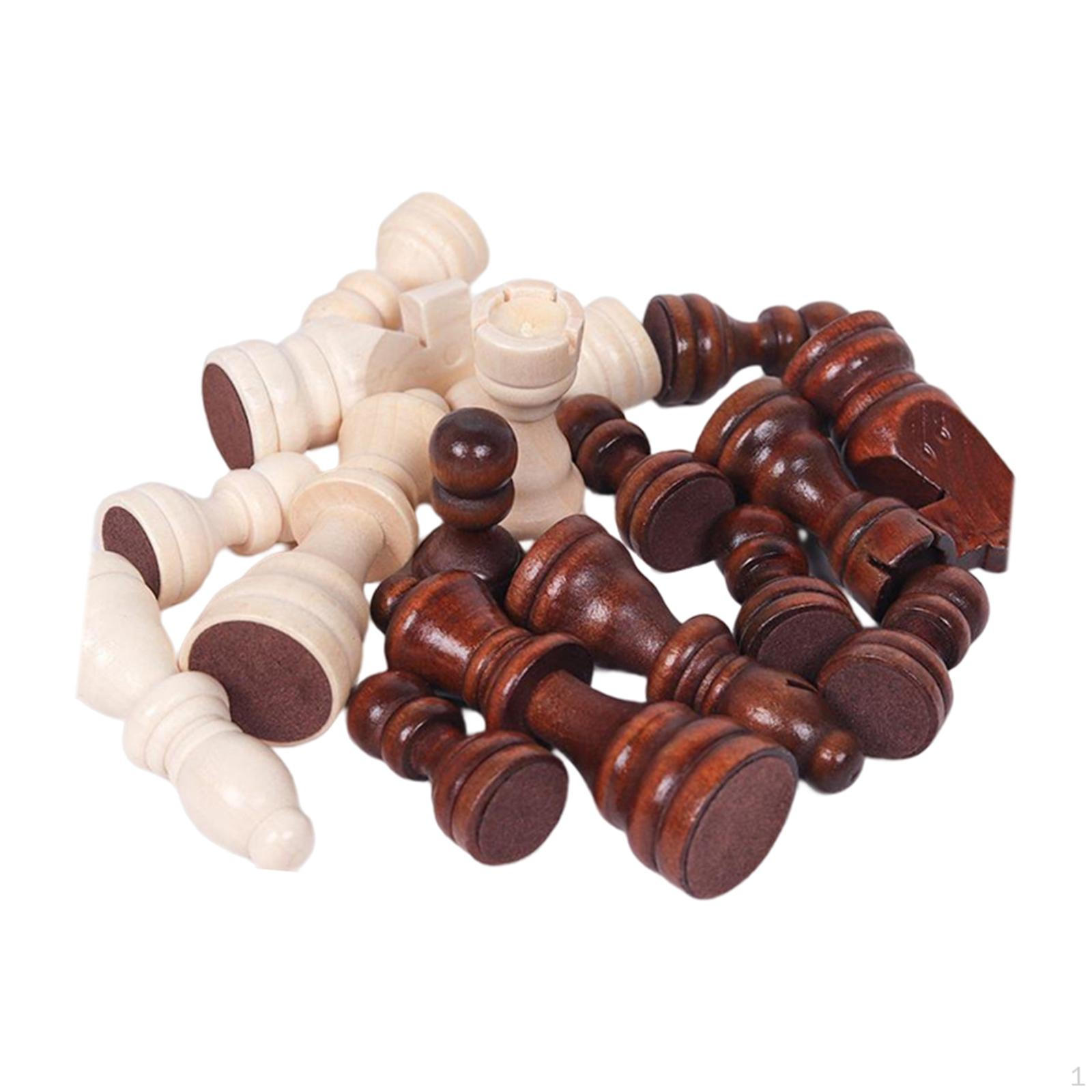 

32 Piece Chess Set Casual Toy Workmanship Smooth Surface And Develop Hand Made 1 inch