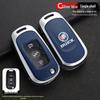 Leather Metal Car Key Cover for 16-17 Buick Verano GS Sedan/Hatchback