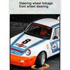 1/24 Porsche 964 Martini Modello Giocattolo Lega Diecast Vintage Classica Auto Sportiva Modello con Suono e Luce Giocattoli da Collezione per Bambini Regalo