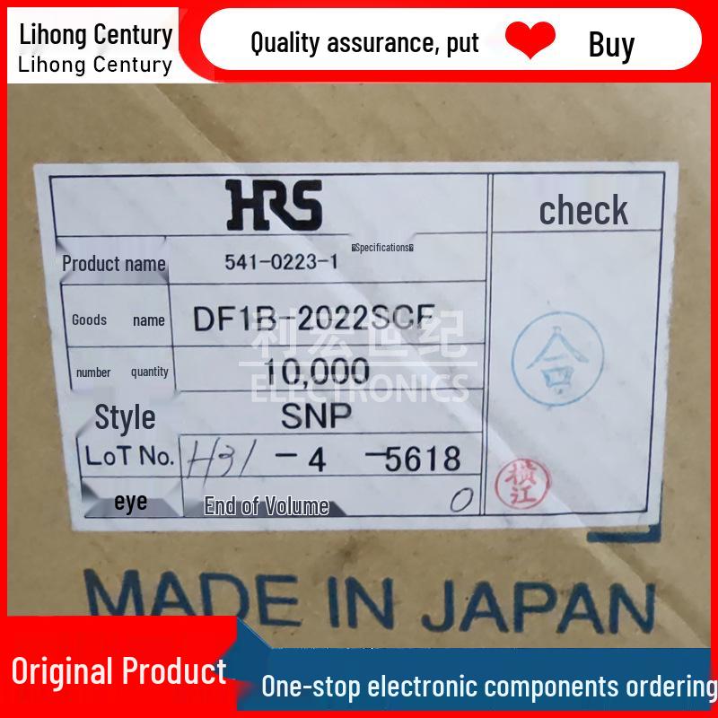 DF1B-2022SCF Hirose HRS 20-22AWG Solder Terminal Connector - Genuine Product