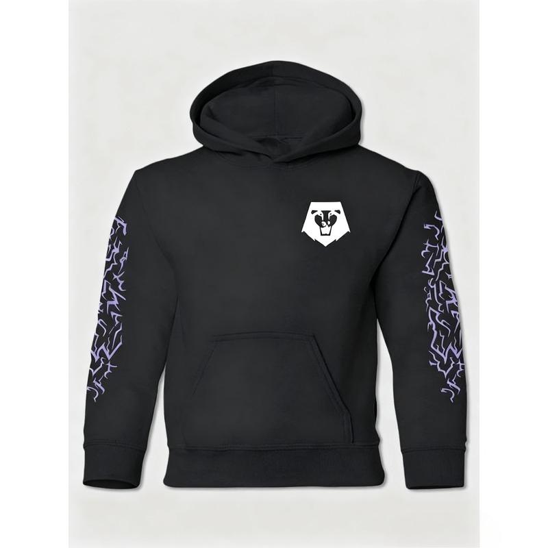 KPop Demon Hunters Saja Boys Hoodies For Kids Fall Winter Warm Hoodies Pullover Children's Boy Hooded Sweatshirts