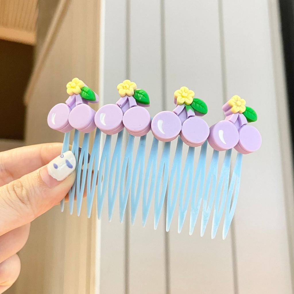 Mode Kinder Haarnadel Kleine Mädchen Pony Gebrochenes Haar Haarnadeln Mädchen Candy Farbe Süße Nette Einsatz Kamm Frauen Haar Zubehör