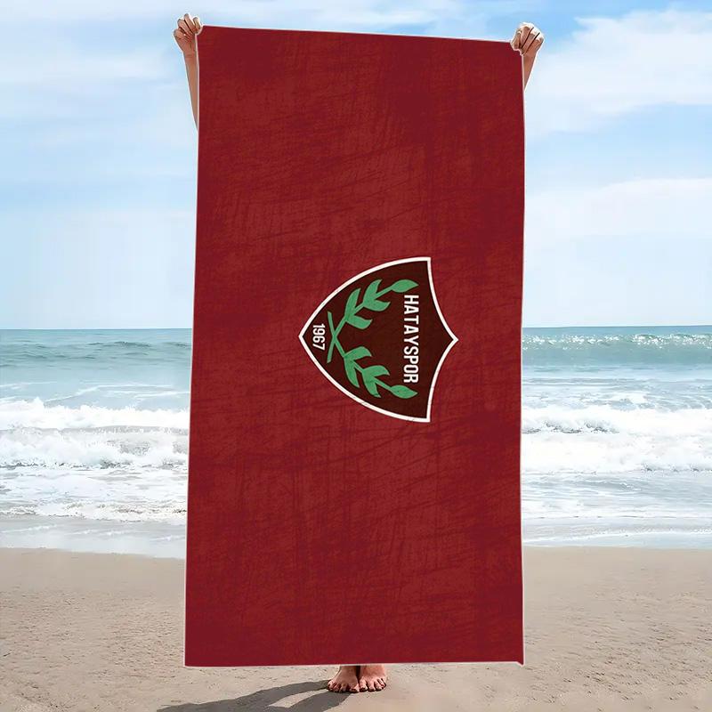 Hatayspor Print Beach Towel, Large Soft Quick Dry Towel for Beach Camping Swimming
