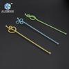 Color Core Acrylic Swizzle Sticks - Creative Drink Stirrers for Cocktails