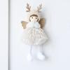 Soft Bead Gauze Skirt Angel Ornaments Handmade Christmas Tree Hanging Decoration  New Year Gift