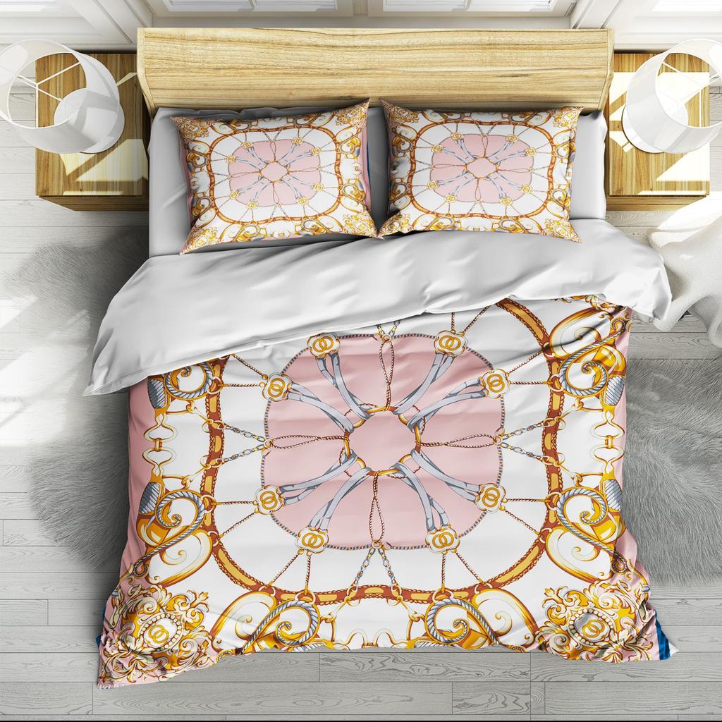 Three-Piece 3D Printing Four-Piece 3D Large-Size Pattern Bedding