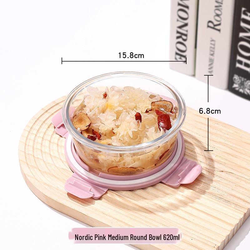 YOLCO Microwavable Glass Food Storage Container