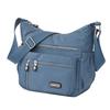 Moda casual náilon pano saco do mensageiro para as mulheres sacos de ombro multi camada feminina crossbody sacos à prova dwaterproof água mãe bolsa