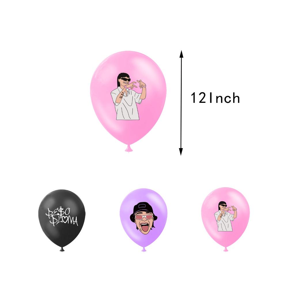 32pcs Peso Pluma Singer Party Decorations Include Banner Balloons Cake Topper