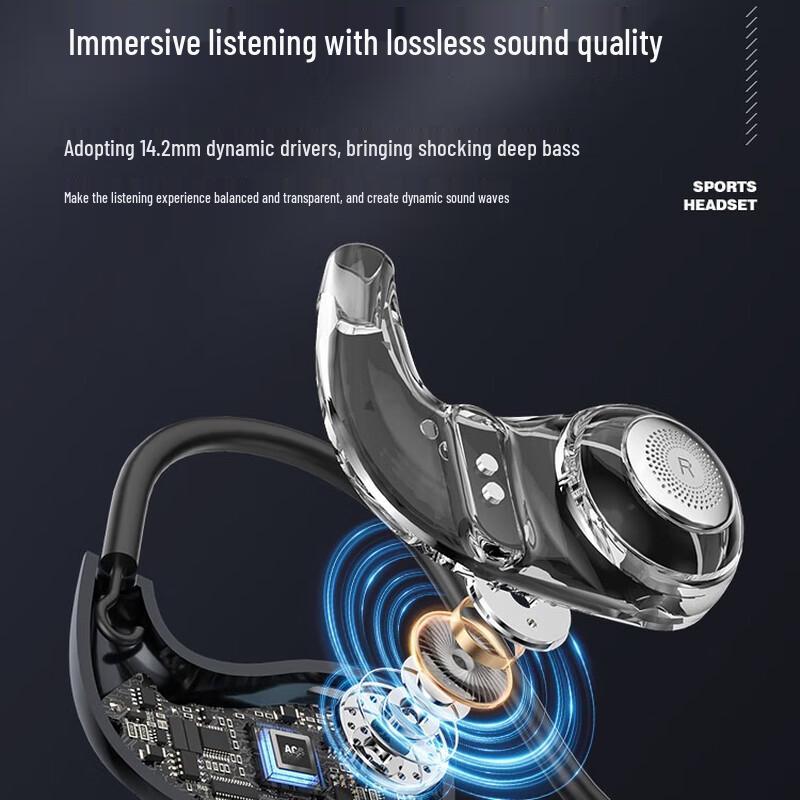 Niuman F850 Non-In-Ear Air-Bone Conduction Sports Bluetooth Headset