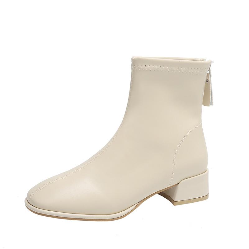 Martin Boots Autumn and Winter 2025 New Spring and Autumn Single Boots Internet Celebrity Versatile Thick Heel Shoes Children Medium Heel Short Boots