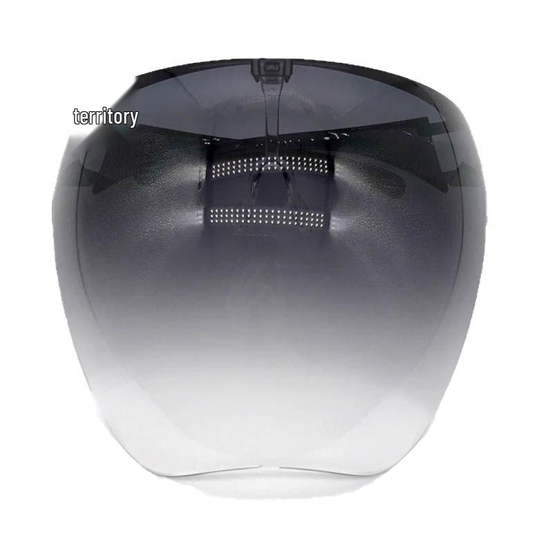 Clear Full-Protection Face Mask with Anti-Droplet, Anti-Fog, Windproof, Dustproof, and Oil Fume Resistant Features