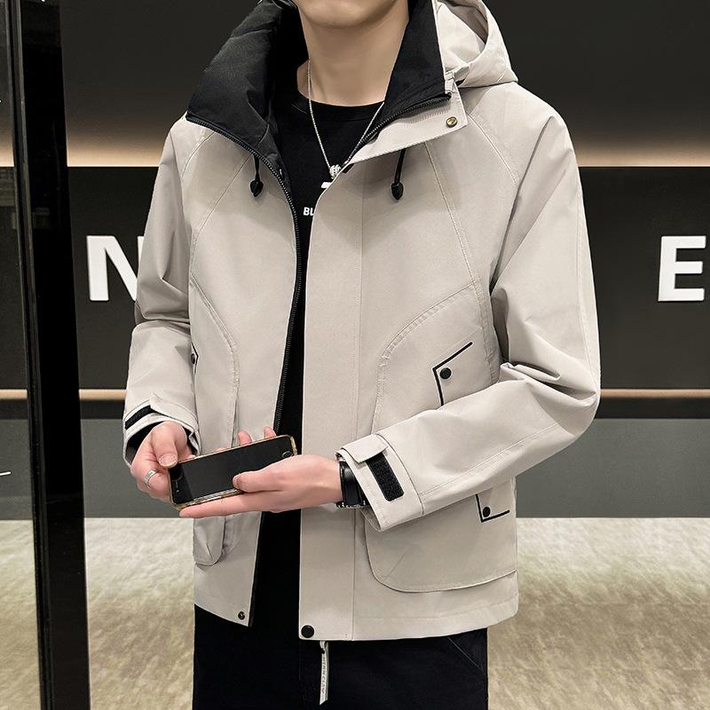 Men's Stylish Windbreaker: Hipster American Outdoor Casual Jacket for Spring & Autumn