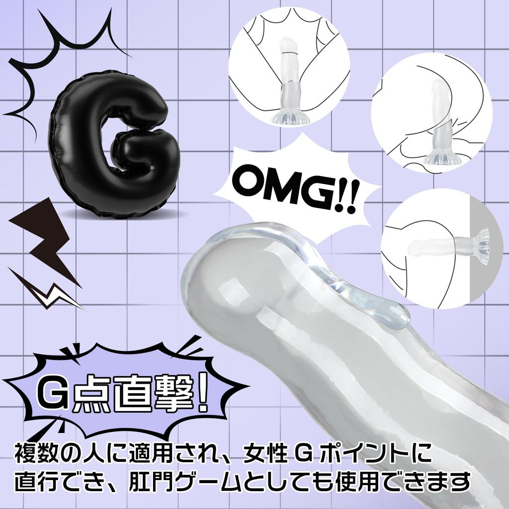 Giftoyou Dildo Anal Plug Length 17cm Insertion Depth Unisex Medium Orgasm Development Completely Waterproof Suitable for Beginners Adult Toys Adult