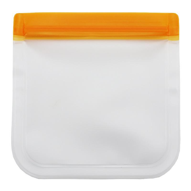 Многоразовые пакеты для хранения продуктов PEVA - холодильник с застежкой-молнией для овощей и фруктов Flat No 6 2827cm оранжевый 733₽