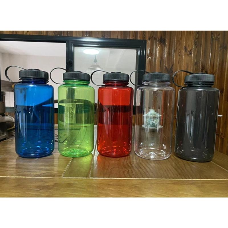 1000ml Large Capacity Sports Drinks Bottles Clear Plastic Sports Bottles