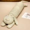 Floral Printing Puppy Cuddly Hurl Bolster Pure Cotton Filled Long Cushion Comfortable Sleepy Pal Pretty Sleeping Space Ornament