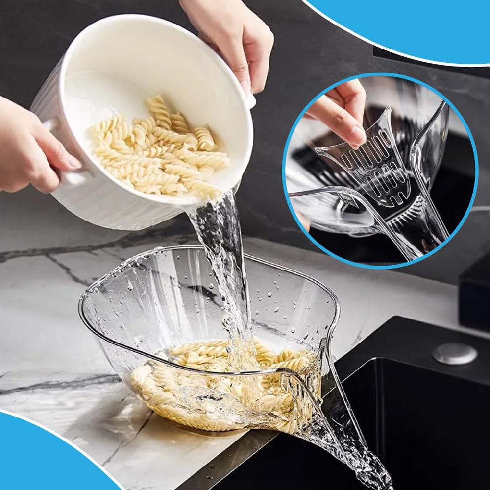 Multi-functional Drain Basket with Strainer Container For Fruit and Vegetable