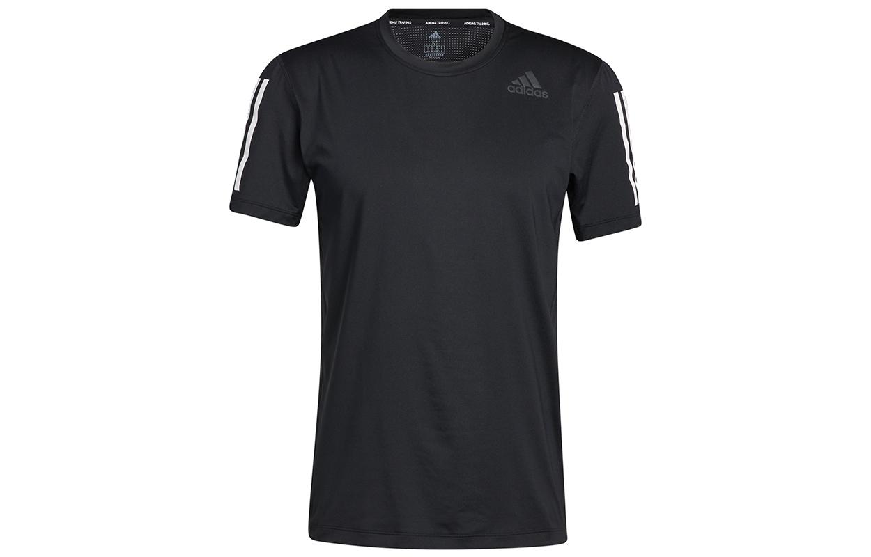 

Adidas T Shirts Men s Black Crew Neck Moderate Straight Fit GL0460 M